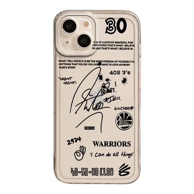 nba球星适用小米17手机壳15pro金州勇士13ultra库里14签名10S红米k80篮球70新款60/50保护套11至尊版note12外