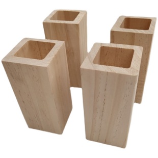 定制柜脚垫高实木块床脚增高沙发脚加高茶几升高餐桌增高桌腿家具