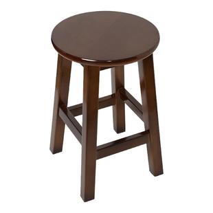 实木圆凳子现代简约板凳饭店餐厅学校工厂凳家用商用卯榫木头矮凳