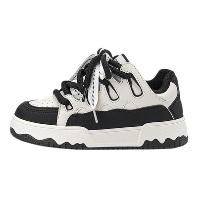 汤姆猫原创小众面包鞋情侣板鞋