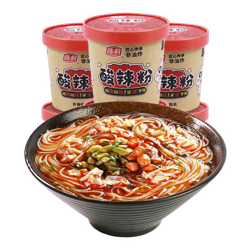 陈村酸辣粉桶装非油炸薯滋味薯粉
