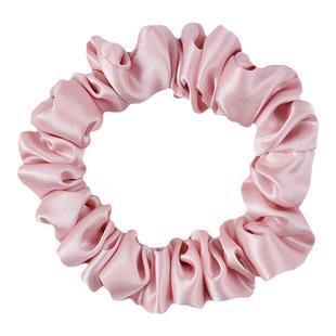 真丝发圈女桑蚕丝大肠发带头绳丝绸发饰小号无痕发绳皮筋头饰睡觉