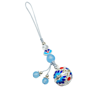 香囊球随身挂件手机挂饰坠古风水晶镂空吊坠闪光香丸球熏香丸香囊