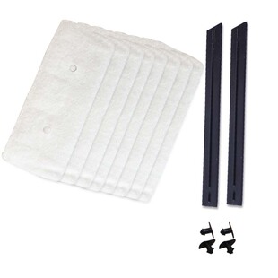 巨无霸单层擦玻璃擦器配件外壳绳子替换擦布海绵片卡扣胶条刮水条