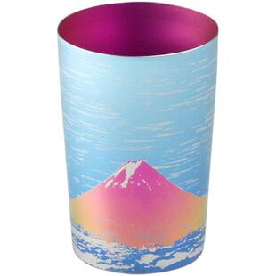 日本堀江HORIE钛杯抑菌水杯赠杯盖日式啤酒咖啡杯双层保冷礼品杯