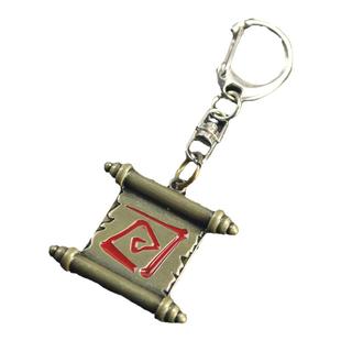 dota2周边刀塔2饰品游戏玩具匙扣指环回城卷轴道具挂件刀塔传奇
