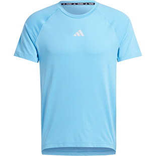 Adidas/阿迪达斯正品新款男士透气运动健身短袖圆领T恤IS1295