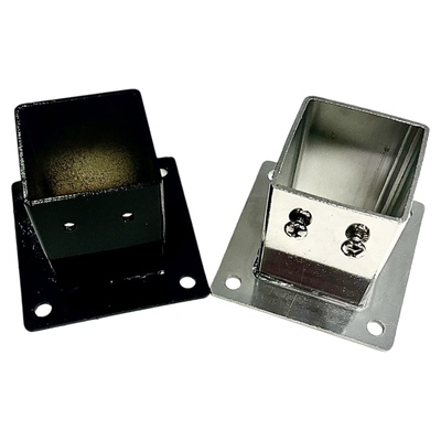 不锈钢方管法兰底座镀锌