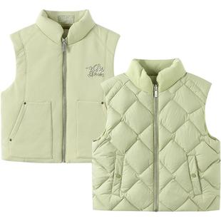 【premium】巴拉巴拉高端线冬季鹅绒服男两面穿立领保暖羽绒马甲