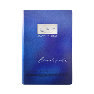 超额假期原创空白笔记本子高颜值ins活页本6孔硬面便携日记手账本