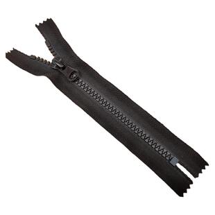 衣服专用拉链3号5号树脂白黑色拉练拉锁头配件羽绒服闭尾短拉链条