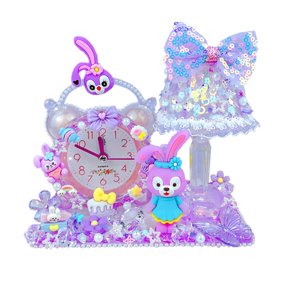 儿童diy星光闹钟自制作材料包