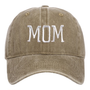 陈伟霆何穗DAD MOM帽子情侣亲子同款一家三口宝宝刺绣鸭舌帽母女