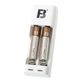 苏奔FB5号 7号可充电电池充电器套装通用两节七号镍氢电池AAA 1000mAh毫安机顶闪光灯可用四节2500毫安