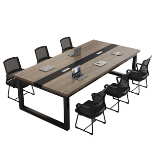 会议桌长桌现代简约小型会议室桌椅组合长方形长条桌工作台办公桌