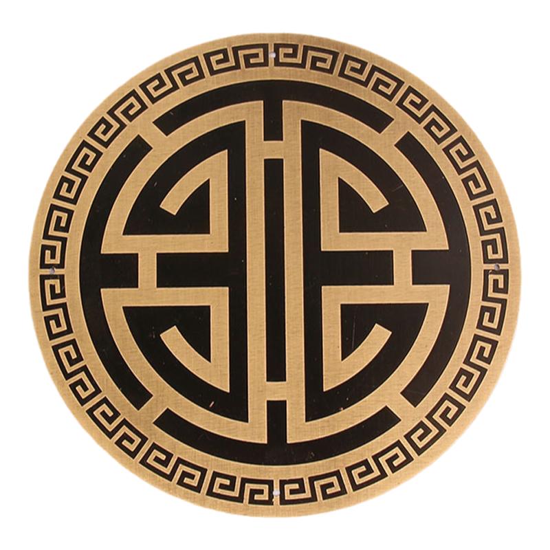 中式仿古黄铜腐蚀刻花装饰片实木家具木门各场合适用装饰铜片