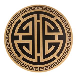 中式仿古黄铜腐蚀刻花装饰片实木家具木门各场合适用装饰铜片