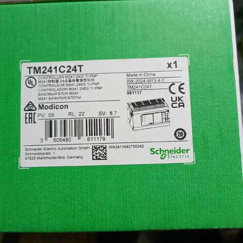 议价施耐德TM241C24T模块PLC全新原装正品24点输入/输出M241控制