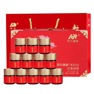 【效期至26年12月】敖东红参膏玉颜膏礼盒红参浸膏红参饮送礼品