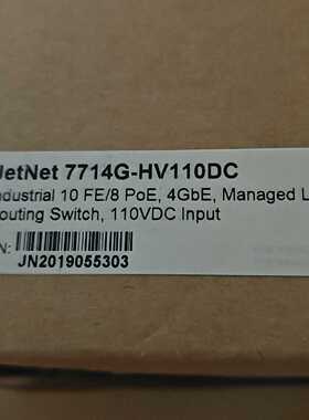 全新JetNet 7714G-HV110DC工业交换机，10议价