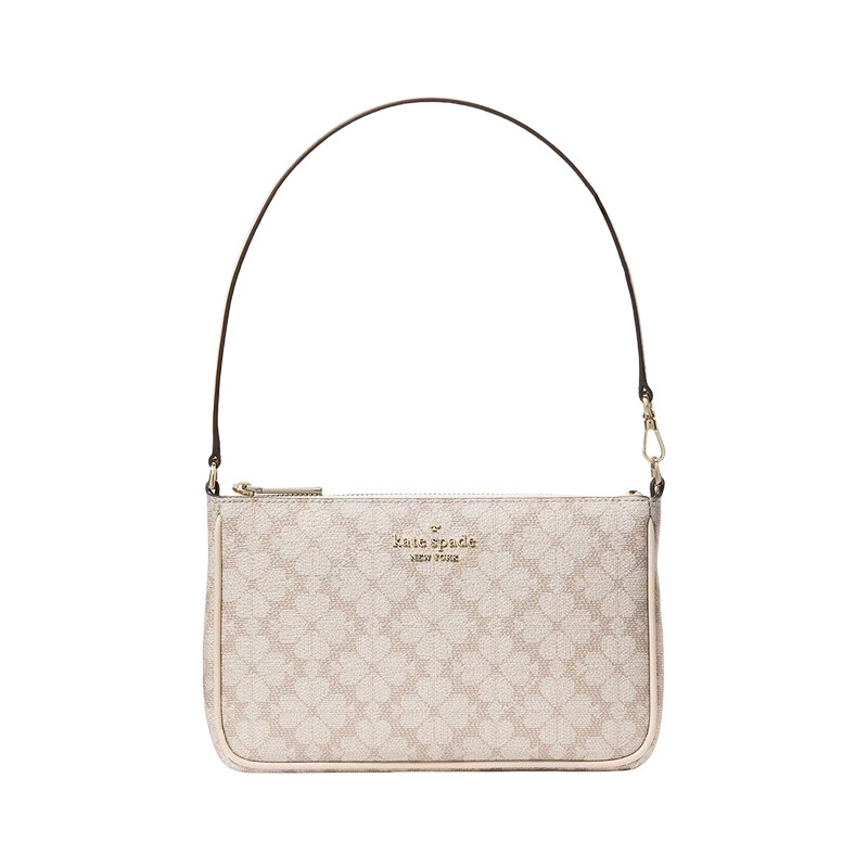 【店铺爆款】kate spade ks 女士老花单肩腋下包手提包麻将包