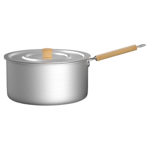 日式中尾雪平锅铝制奶锅特厚小汤锅平底铝锅料理锅家用泡面锅炖锅
