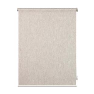 贵品亚麻卷帘免打孔窗帘卷拉式轻奢中式书房茶室隔断办公室遮阳帘