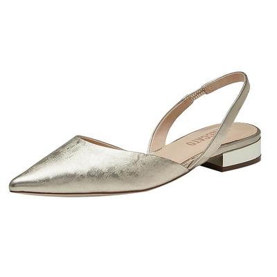 思加图秋季优雅包头凉鞋平底鞋浅口单鞋女凉鞋S5024CH4