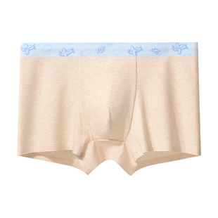 【100支彩棉儿童内裤】霞湖世家7A抗菌透气无印染男女平角裤5112