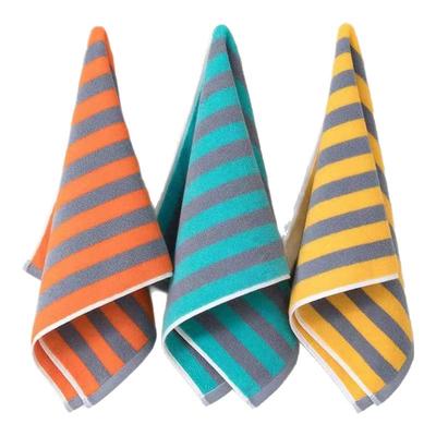 100%纯棉家用成人毛巾吸水不掉毛不掉色洗澡洗脸全棉高档加厚面巾