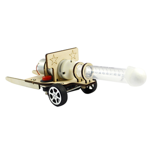 科学小实验diy手工材料加农炮空气炮科技小制作发明steam益智教具