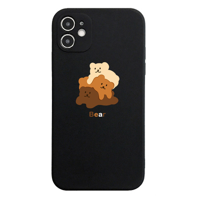 小熊适用苹果手机壳iPhone女软壳