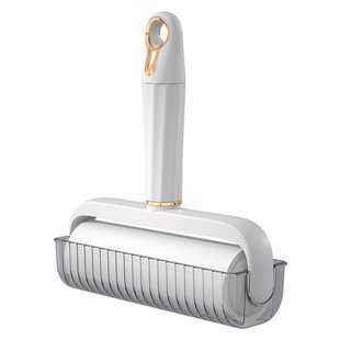 粘毛器滚筒滚刷衣服吸去黏滚除沾毛筒卷纸地毯替换纸粘纸好物清洁