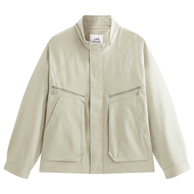 【商场同款】太平鸟男装 2026年春季新款立领夹克外套男B2BCG1160