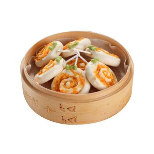 芃宝肉松花卷儿带馅早餐手工包子馒头儿童营养食品速食速冻半成品