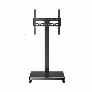 电视机落地支架横竖屏旋转架子直播广告机通用推车可移动带轮挂架