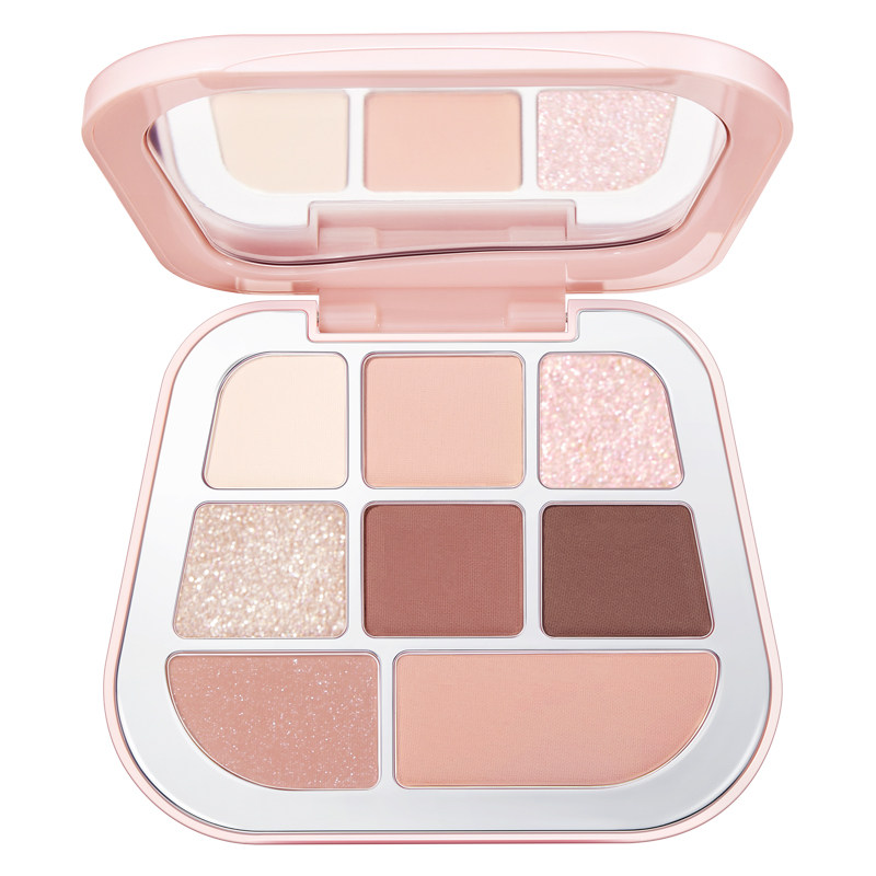 菲鹿儿缎光八色眼影盘大地色多色系哑光爆闪彩妆日常淡妆初学者女