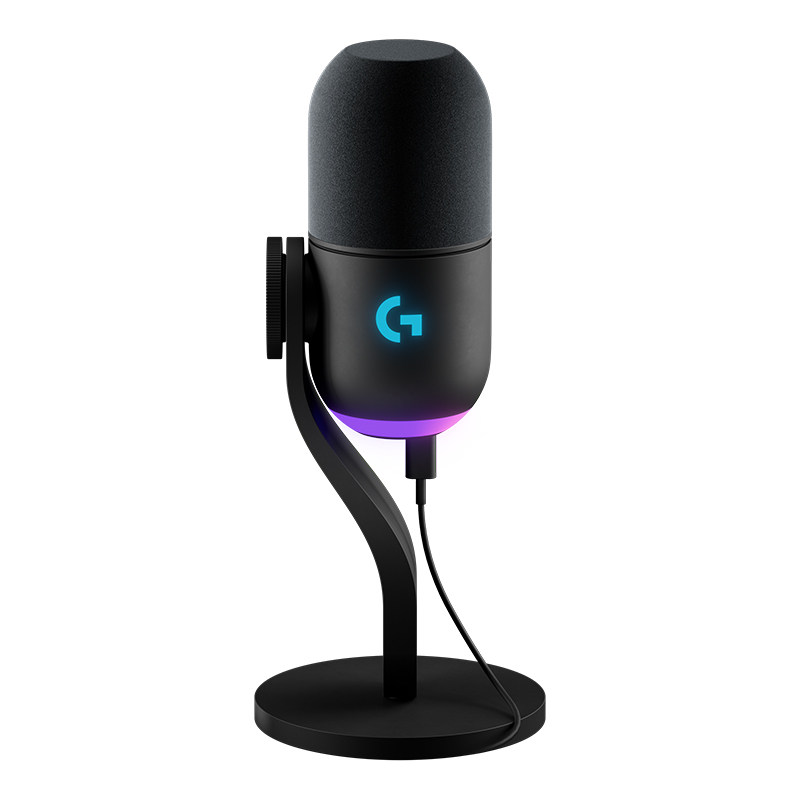 罗技Blue Yeti GX动圈RGB游戏麦克风主播k歌录音开黑直播收音拆包