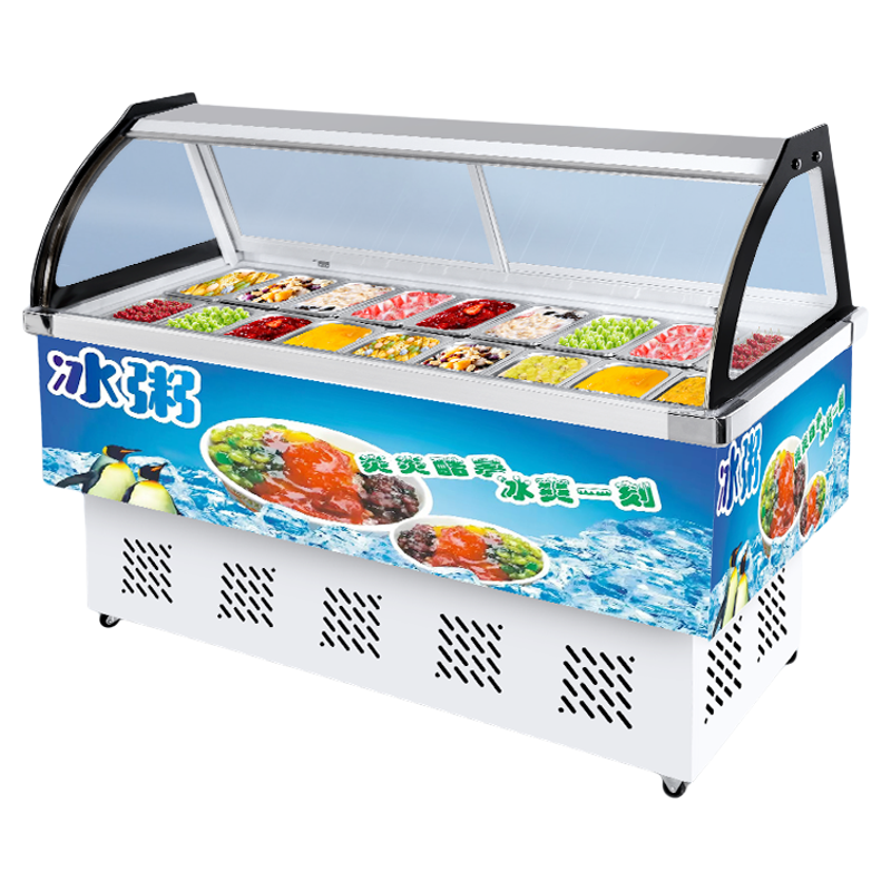 冰宴冷藏展示柜水果捞冰粉专用