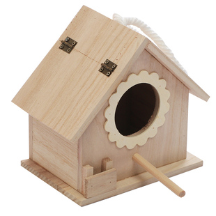 户外鸟窝鹦鹉窝虎皮牡丹鹦鹉繁殖箱大号保暖实木孵化箱鸟巢窝挂窝