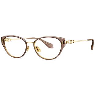 杨紫暴龙眼镜新品猫眼镜架钛腿女光学镜近视眼镜框BA6019/BA6023