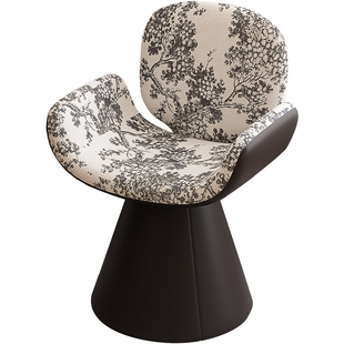 轻奢梳妆凳2026新款女生卧室化妆椅高级感衣帽间靠背旋转美甲凳子