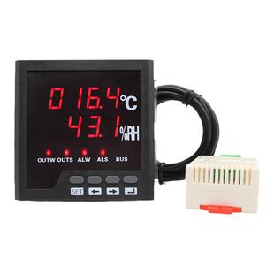 rs485温湿度高精度电子数显报警耐高温控制器智能温湿度控制器