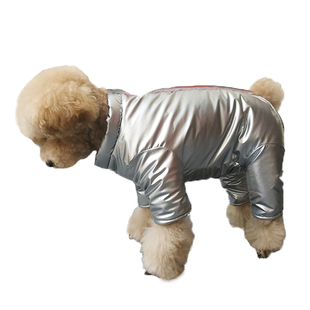 冬泰迪比熊公母狗狗棉袄加绒保暖包肚子护肚全包高领防水棉衣棉服