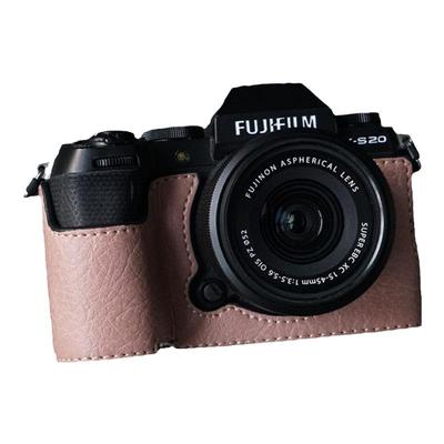 适用富士xs20相机包xt30ii复古底座xt50保护皮套XM5外壳xt20配件