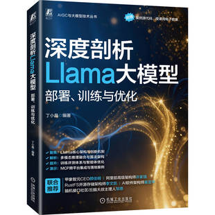 官网现货 深度剖析Llama大模型：部署、训练与优化 大模型 开源 AI AIGC 生成式AI 人工智能 人工智能能力框架 人工智能平台