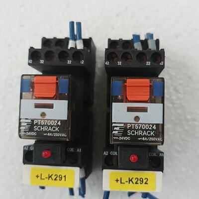 议价进口schrack施拉克继电器PT570024，正品拆机