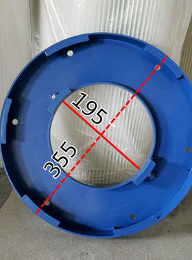 工业除尘滤芯六耳卡盘快拆机喷塑滤筒母盘大盘上盖盘子355