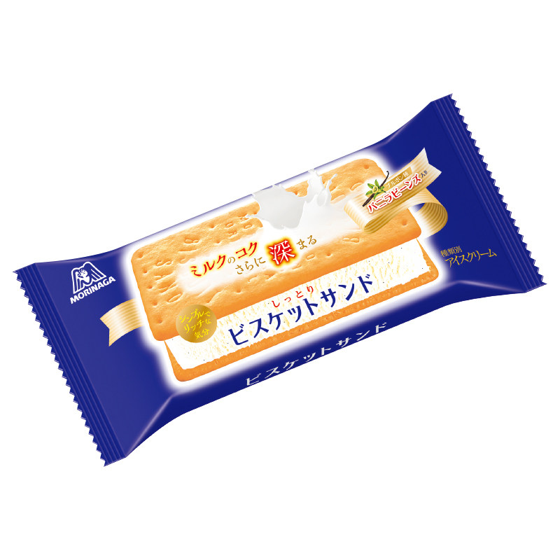 日本森永饼干三明治冰淇淋冰激凌