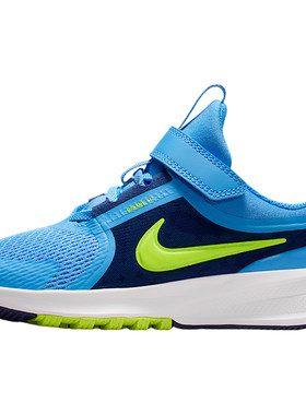 Nike/耐克正品Star Runner 5小童运动魔术贴透气跑步鞋HF7005-400